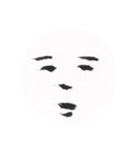 あいまいな表情、微妙な感情（個別スタンプ：14）