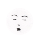 あいまいな表情、微妙な感情（個別スタンプ：24）