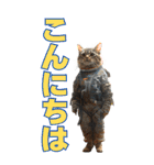 宇宙飛行ねこ日常使いスタンプ（個別スタンプ：1）