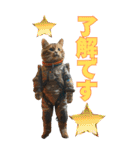 宇宙飛行ねこ日常使いスタンプ（個別スタンプ：6）