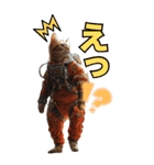 宇宙飛行ねこ日常使いスタンプ（個別スタンプ：8）