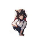 おんにゃのこ①（個別スタンプ：6）