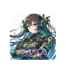 武装少女（個別スタンプ：23）