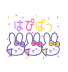 ズッ友！！3人組 むらぴんきいうさ（個別スタンプ：35）