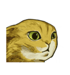 どこかで見た猫さんとナニカ（個別スタンプ：25）