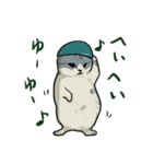 どこかで見た猫さんとナニカ（個別スタンプ：37）