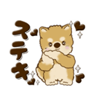 柴犬・茶色い犬【茶色系】よく使う言葉（個別スタンプ：23）