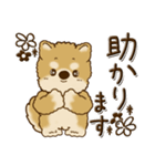 柴犬・茶色い犬【茶色系】よく使う言葉（個別スタンプ：32）