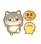 豆柴犬♡にゃんこ♡ぺんぺん大集合（個別スタンプ：27）