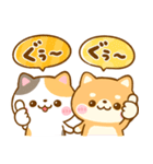 豆柴犬♡にゃんこ♡ぺんぺん大集合（個別スタンプ：32）