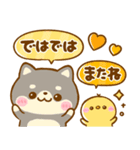 豆柴犬♡にゃんこ♡ぺんぺん大集合（個別スタンプ：35）