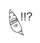正面から見たマンボウ（個別スタンプ：4）