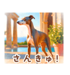 世界の犬図鑑:日本語（個別スタンプ：22）