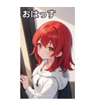 フードを着た可愛い女の子12（個別スタンプ：25）