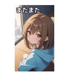 フードを着た可愛い女の子19（個別スタンプ：36）