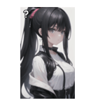 ジャケットの少女9（個別スタンプ：40）