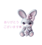 Sparkling Rabbit（個別スタンプ：6）