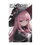 魔法使いの女の子4（個別スタンプ：2）