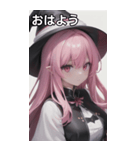 魔法使いの女の子4（個別スタンプ：14）