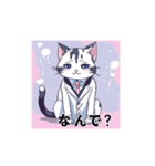 【レトロ×ねこ】〜ほっこり日常会話1〜（個別スタンプ：12）