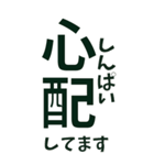 【デカ文字】災害•連絡•確認＊ひらがな付（個別スタンプ：4）