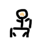 少し雑な棒人間2（個別スタンプ：7）