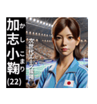 ❤️架空の女子バレーボール選手で日常会話！（個別スタンプ：17）