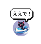競艇黒猫の日常（個別スタンプ：1）