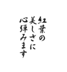 筆文字 季節の挨拶 一年分（個別スタンプ：31）
