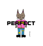 イラストカウのスタンプ      こげ猫（個別スタンプ：20）