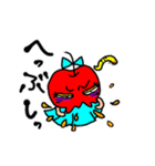 キモかわいい！りんごちゃん（個別スタンプ：6）