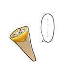 しゃべるクレープ（個別スタンプ：4）