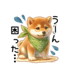 喜怒哀楽の激しい柴犬☆（個別スタンプ：15）