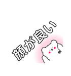 推しの汗を拭きたい熊【黒】（個別スタンプ：5）