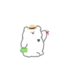 推しの汗を拭きたい熊【黒】（個別スタンプ：7）