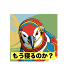 どこからか芸術を感じるペンギン（個別スタンプ：14）