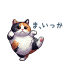 ネガティブ三毛猫【言い訳・だるい・鬱】（個別スタンプ：21）