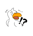 日常生活で使いやすい アヒルのスタンプ（個別スタンプ：6）