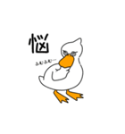 日常生活で使いやすい アヒルのスタンプ（個別スタンプ：13）