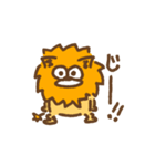 おばんでするぱんくん【らいおくん】（個別スタンプ：1）