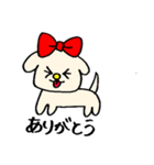 リボンワン ribbon dog（個別スタンプ：3）