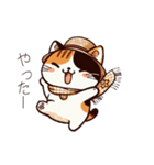 三毛猫スタンプ(Calico Cat Stamp)（個別スタンプ：1）