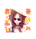 地雷系ひよこ店長スタンプ2024夏（個別スタンプ：9）