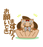 わんこ日和(ヨークシャテリア)-toYvu-（個別スタンプ：15）