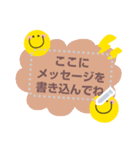 書き込める♥ニコちゃんのポップな吹き出し（個別スタンプ：14）