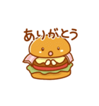 ハンバーガーの日常色々（個別スタンプ：3）