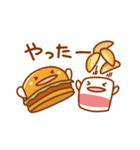 ハンバーガーの日常色々（個別スタンプ：12）