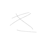 下手すぎる文字（個別スタンプ：7）