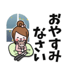 女の子の見やすいでか文字スタンプ（個別スタンプ：38）