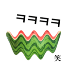 みずみずしい スイカ 【韓国】（個別スタンプ：4）